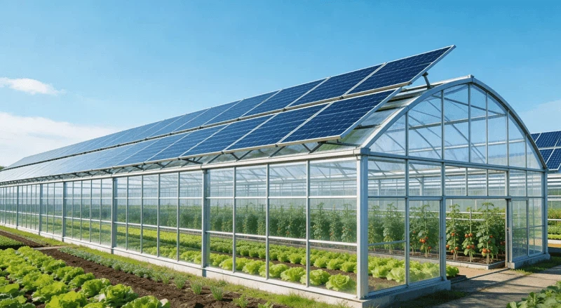 solar power greenhouse