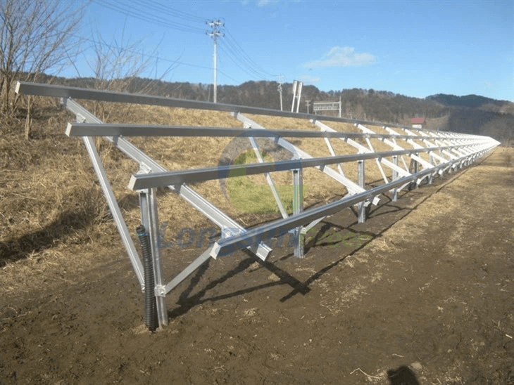 Wind-resistant ground mount solar Wind-resistant ground mount solar