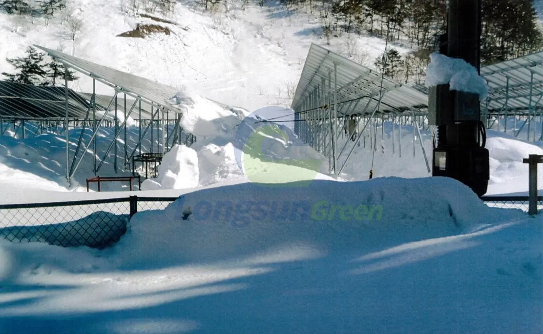 ground solar mounting system in winter ground solar mounting system in winter