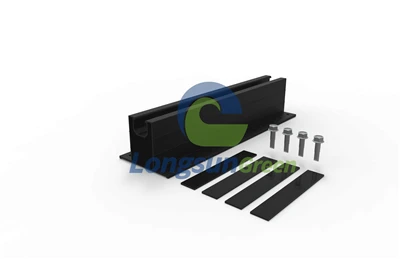 Full Black Panels Roof Rail Solar Mounting
