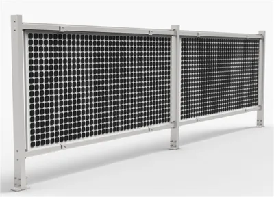 PV Plant HDG Mounting Solar Vertical Bifacial PV Farms Mounting Systems