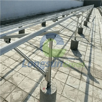 Solar Flat Roof System-Steel Mounting