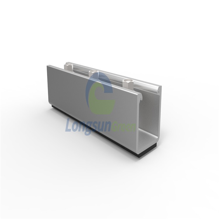 Solar Aluminum Mini Rail For Panel Installation suppliers