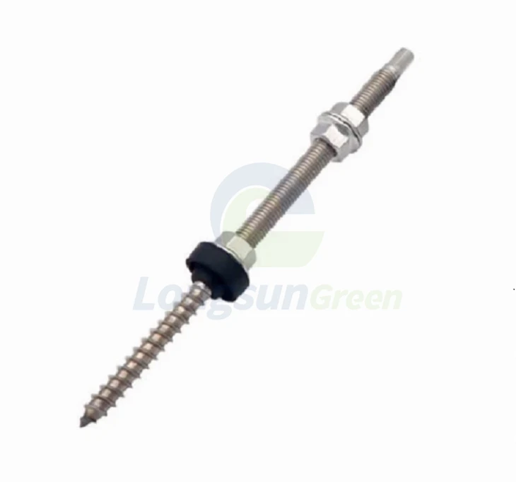 Stainless Steel Hanger Bolts For PV Solar Roof Mounting System suppliers